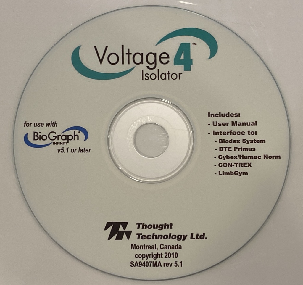 Voltage Isolator 4 Infiniti Software