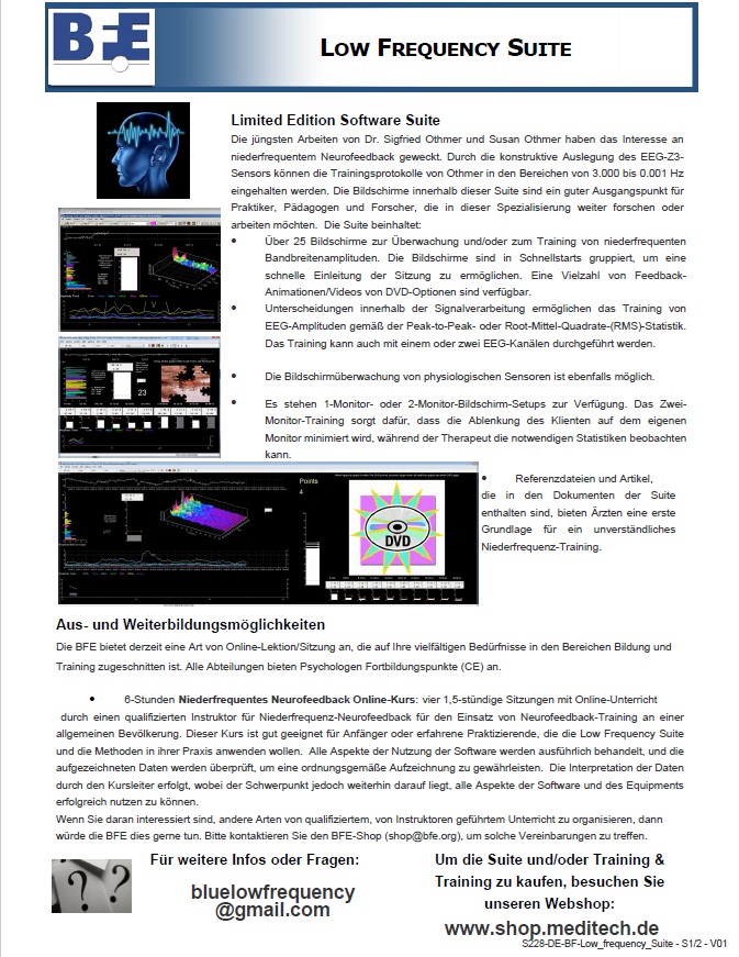 Low Frequency Neurofeedback - Suite [BFE]