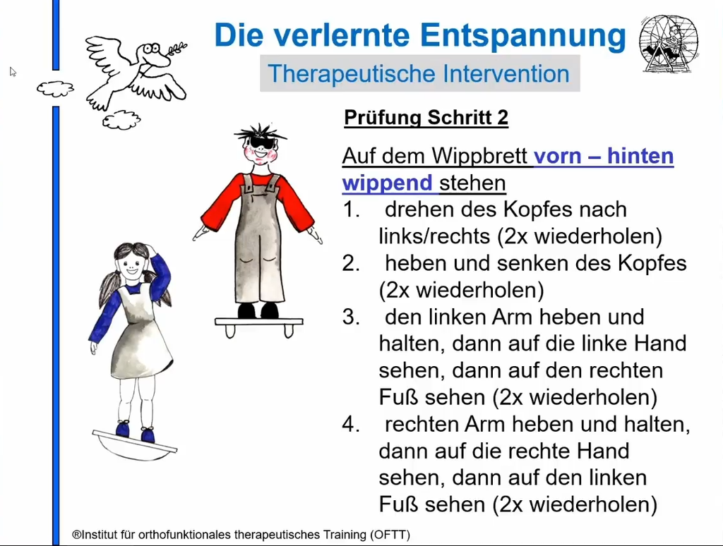 Sensomotorik/Reflexologie Themenkurs: Die verlernte Entspannung (Aufzeichnung)