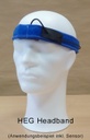HEG-Stirnband - Anwendungsbeispiel mit Sensor am Kopf