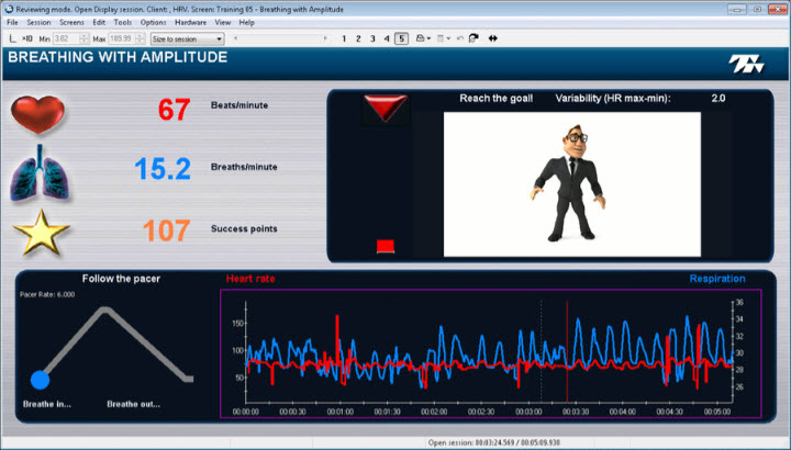 Herzraten-Variabilität (HRV) &quot;Heartrate Variability&quot; Suite für ProComp2 [TTL]