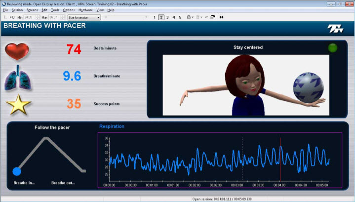 Herzraten-Variabilität (HRV) &quot;Heartrate Variability&quot; Suite für ProComp2 [TTL]