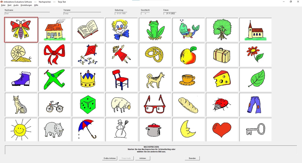 AES - Artikulations-Evaluations-Software