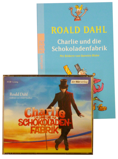 Charlie and the Chocolate Factory - Book and CD's (German)