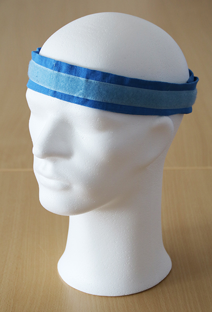 HEG-Headband MT-Version, blue, 35mm