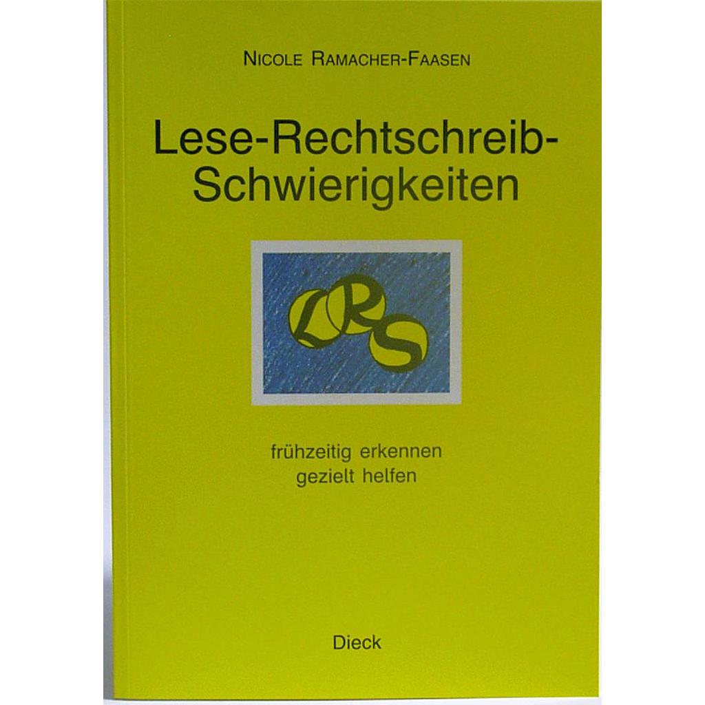 Lese-Rechtschreib-Schwierigkeiten, Nicole Ramacher-Faasen (Book, German)