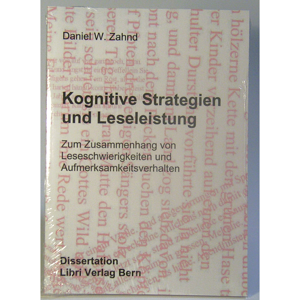 Kognitive Strategien und Leseleistung