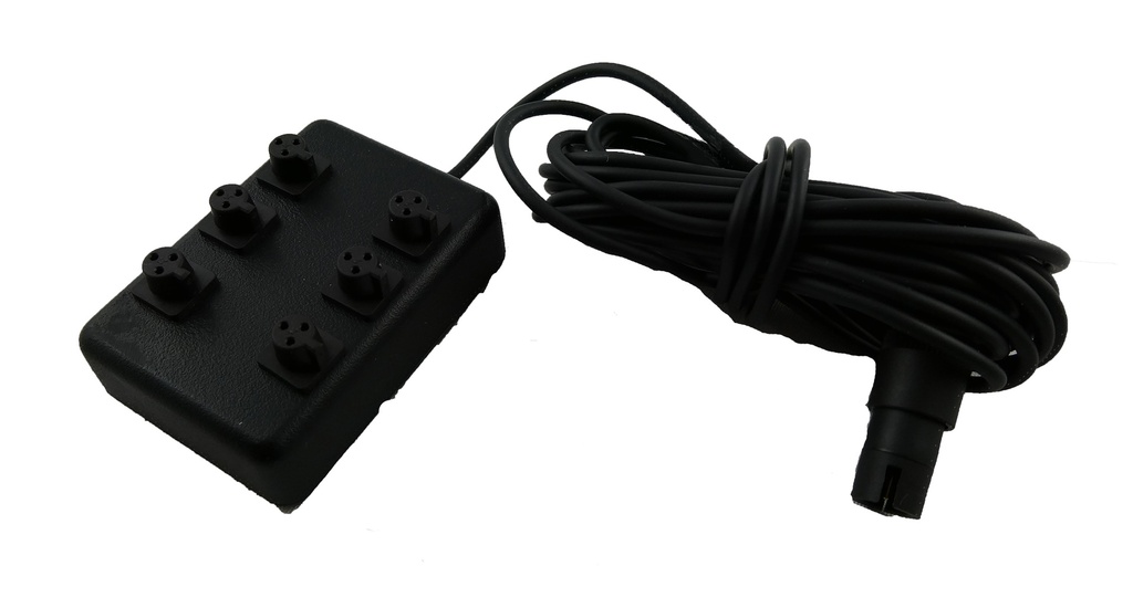 Glasses distributor for LCD shutter glasses (1 to 6)