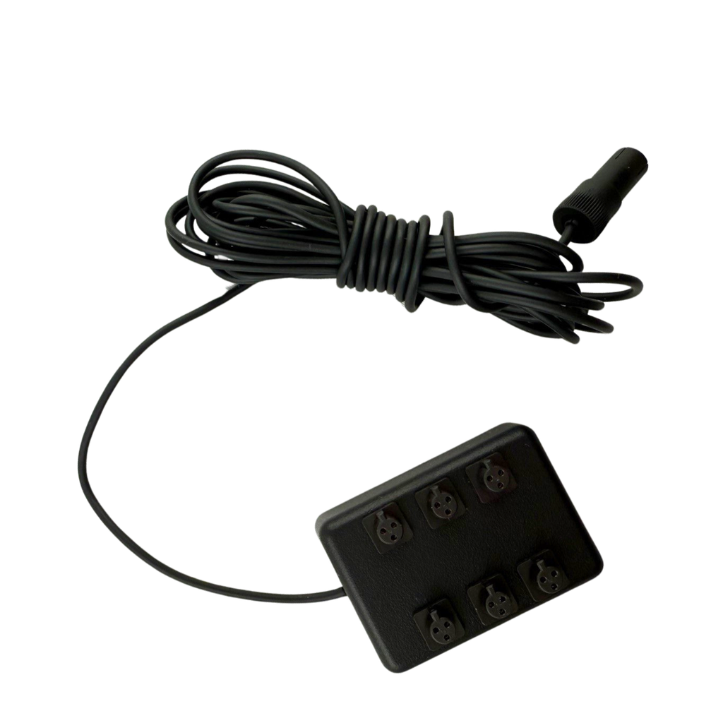 Glasses distributor for LCD shutter glasses (1 to 6)