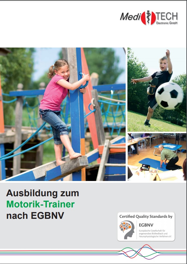 Flyer &quot;Training as a motor skills trainer&quot; (German)
