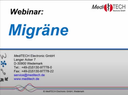 Webcast 19-04 Bio-/Neurofeedback - "Migraine incl. Vasoconstriction