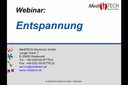 Webcast 19-06 Bio-/Neurofeedback - "Entspannung"