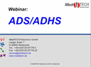 Webcast 2019-10 (bio/neurofeedback) - “ADD (ADHD treatment”