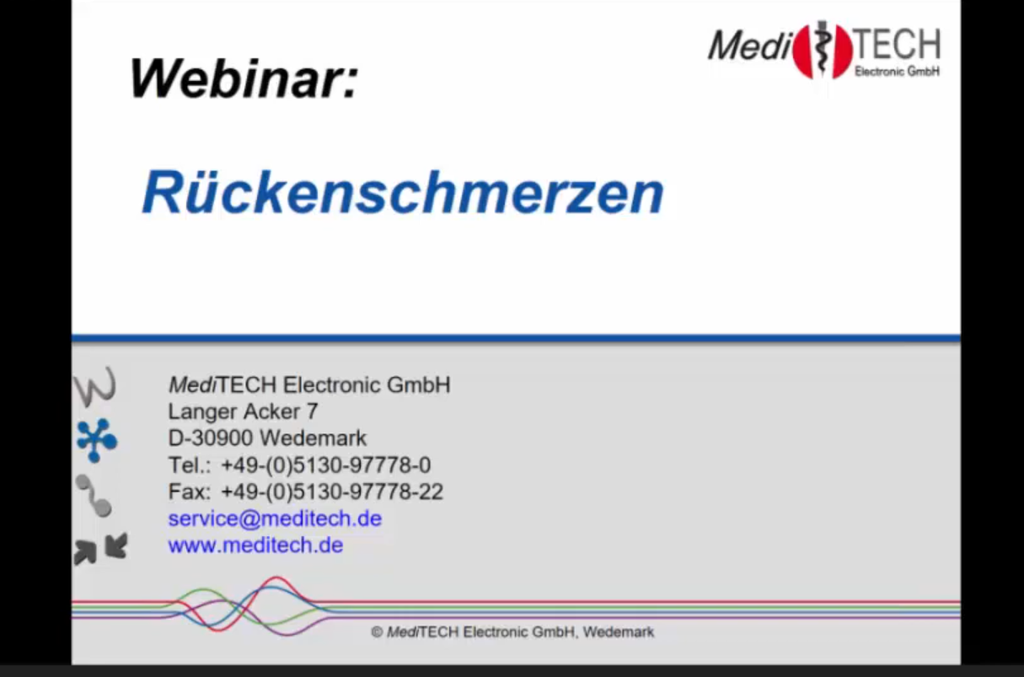Webcast 19-12 Bio-/Neurofeedback - "Back Pain".