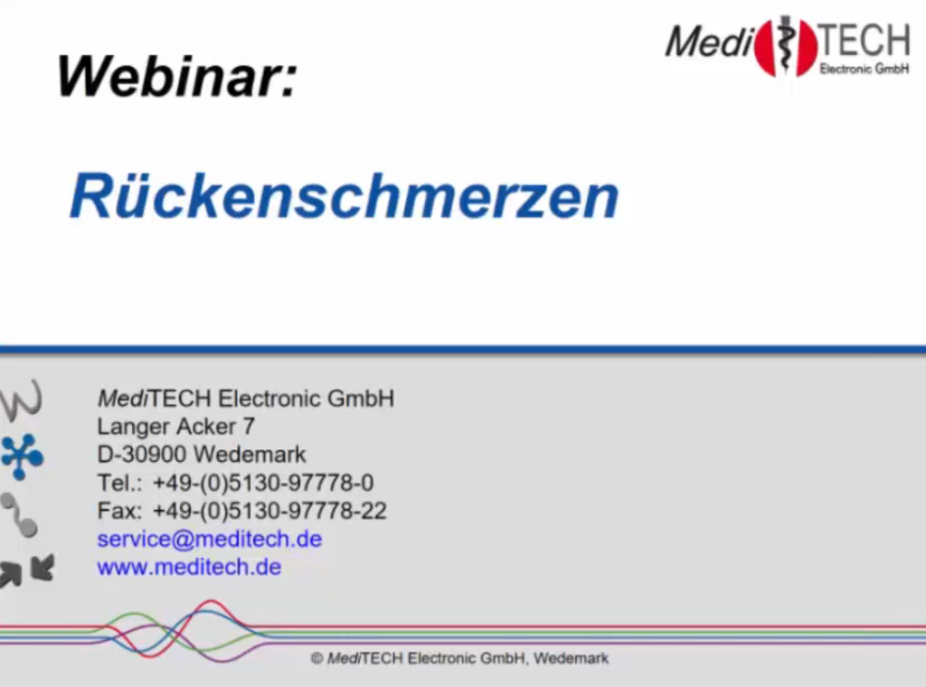 Webcast 19-12 Bio-/Neurofeedback - &quot;Rückenschmerzen&quot;