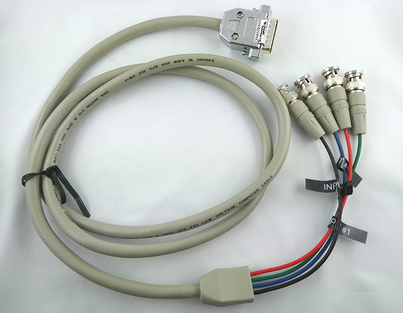 Connection cable Voltage Isolator to third party device (BNC)