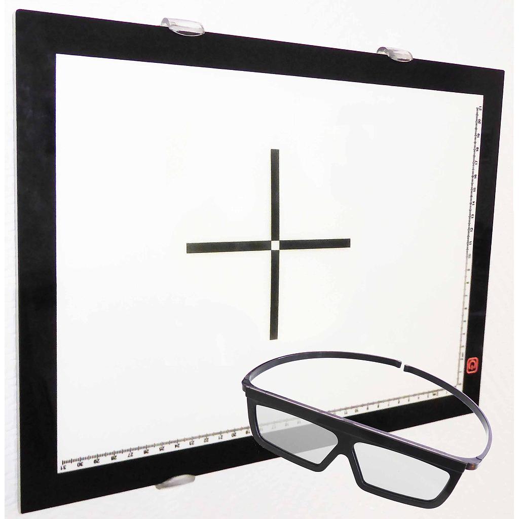 Cross test for the screening test of binocular vision