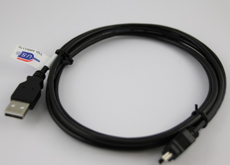 USB cable A male to mini B male 1.8m