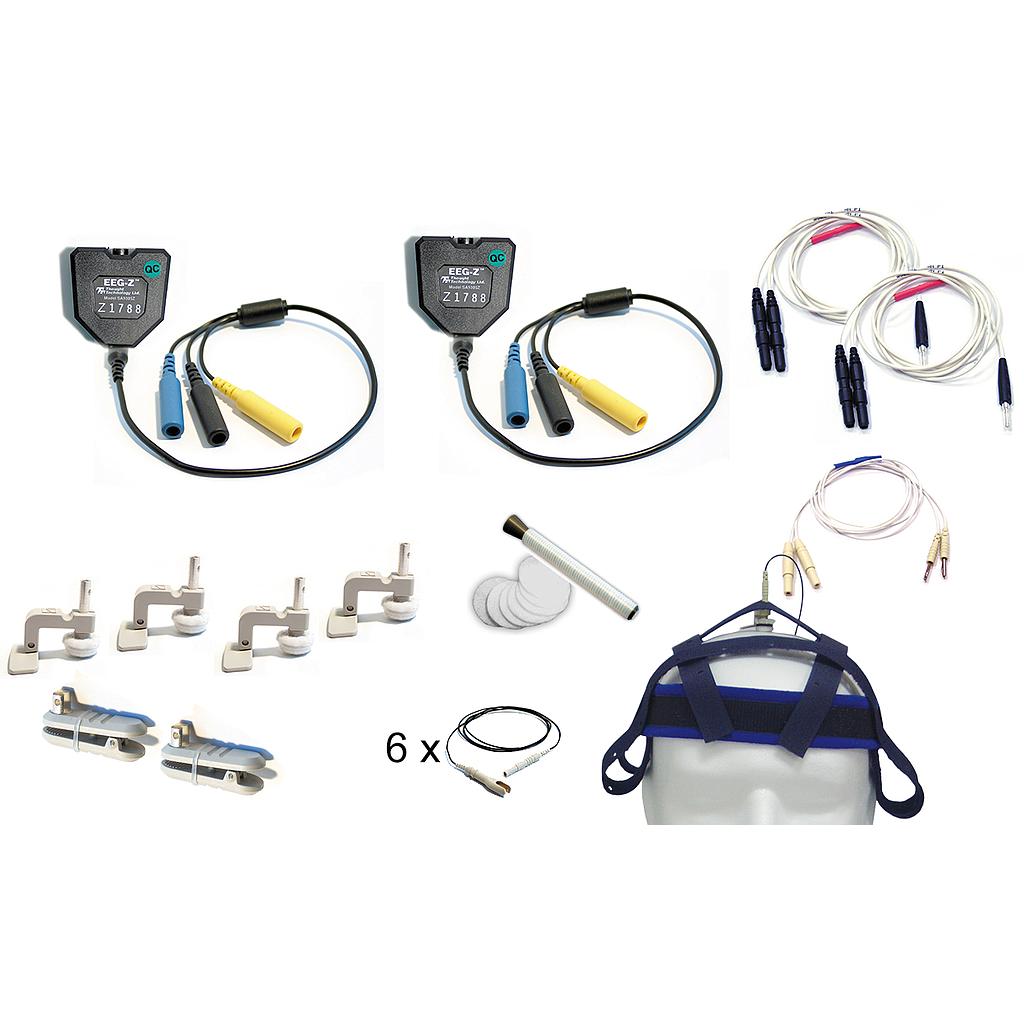 EEG-Ableitungs-Set 2-Kanäle mono/bipolar [SINTER-System komplett]