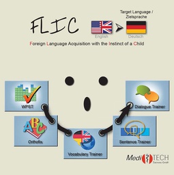[6869-SET] FLIC-Software zum Fremdsprachenlernen Deutsch Module 1+2 / USB - Stick
