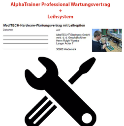 [WV-AlphaT-mL] Wartungsvertrag AlphaTrainer Professional mit Leihsystem