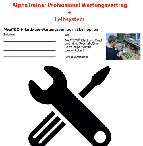 [WV-AlphaT-mL] Wartungsvertrag AlphaTrainer Professional mit Leihsystem