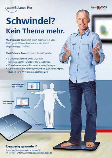 [2058] MT-Poster "Schwindel? KeinThema mehr." MBP, DIN A1