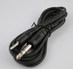 [8341] Adapter Kabel 2m 6,35mm auf 3,5mm Klinkenstecker, Stereo