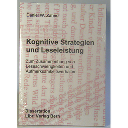[2047] Cognitive strategies and reading performance (German)