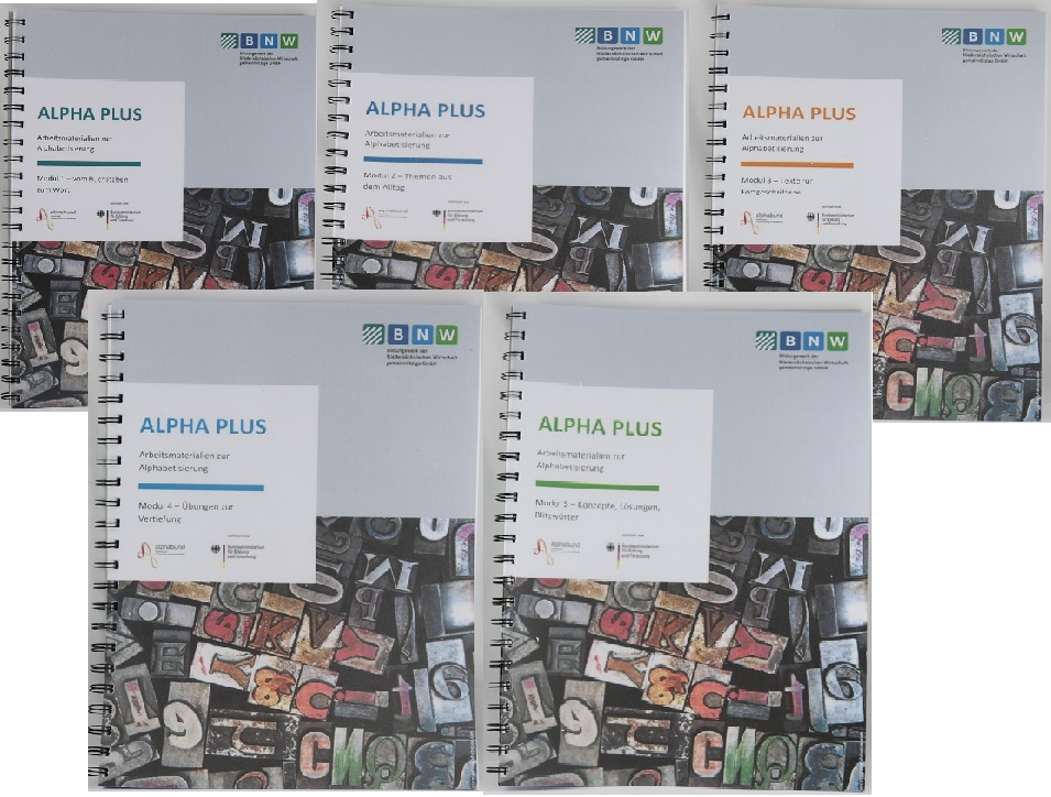 [2366-SET-DE] ALPHA PLUS, Modules  1 - 5