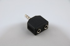 [8316] Splitter plug 3,5 mm (1:2) from one jack plug to two jack sockets