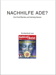 [S021] &quot;NACHHILFE ADE&quot; - brain and mind (German)