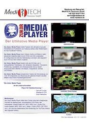 [S189-DE] S189 Zukor Media Player Flyer deutsch