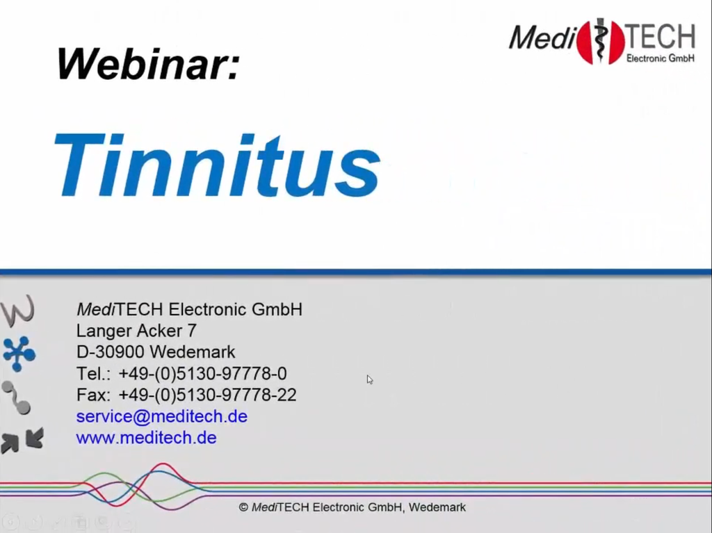 [WV-Webcast-2019-12] Webcast 19-12 Warnke method - "Tinnitus - Training against the sound in the head".