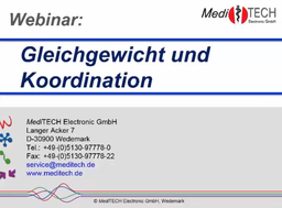 [BF/NF-Webcast-2019-05] Webcast 19-05 Bio-/Neurofeedback - &quot;Gleichgewicht und Bewegungsrehabilitation&quot;