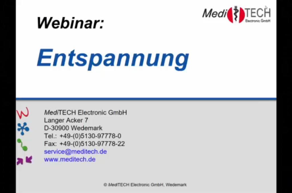 [BF/NF-Webcast-2019-06] Webcast 19-06 Bio-/Neurofeedback - "Entspannung"
