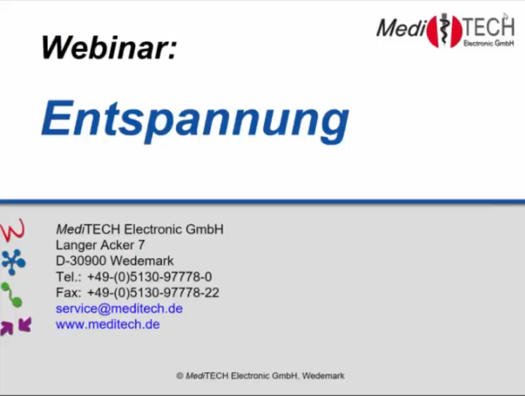 [BF/NF-Webcast-2019-06] Webcast 19-06 Bio-/Neurofeedback - "Entspannung"
