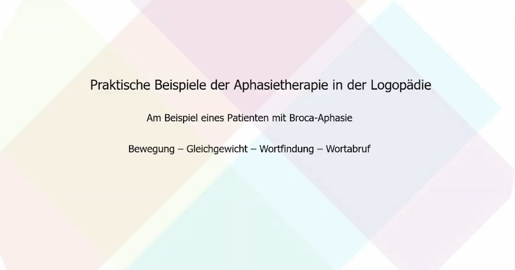 [K-FK24-V5.1] Lecture: 2024 V5-1 - Ulla Scheidelmann: "Optimal support for people with stroke" [German language]