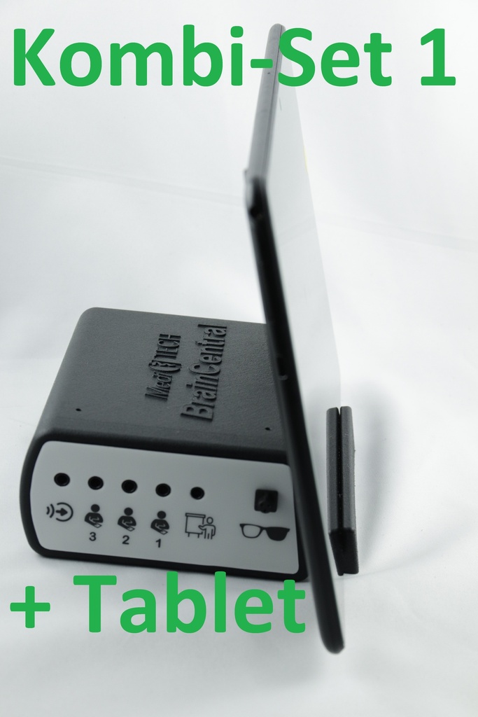 [BC-Set1-Kombi-T-EN] BrainCentral Complete set with Tablet-EN