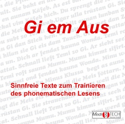 [2247-CD-DE] CD &quot;Gi-em-aus&quot; - Meaningless text material for safe reading acquisition (German)