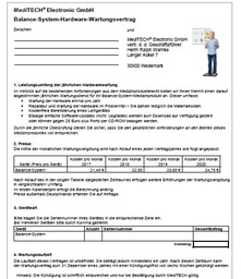 [11007] MediBalance Pro service | maintenance contract 