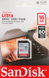 [2600] SDHC-Speicherkarte 16GB, SanDisk Ultra