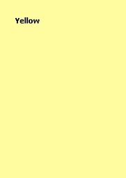 [8033Y] Color foil A4 &quot;Yellow&quot; from Cerium