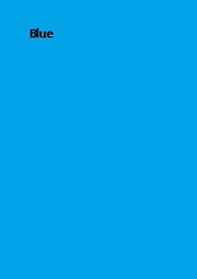 [8033B] Farbfolie A4 &quot;Blue&quot; (Blau) von Cerium