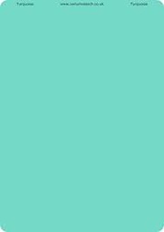 [8033T] Farbfolie A4 &quot;Turquoise&quot; (Türkis) von Cerium