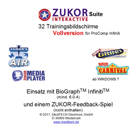 [8049] Zukor Trainingsbildschirme – Vollversion – für ProComp Infiniti