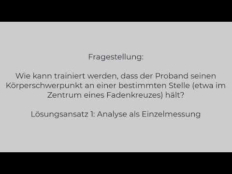 MediBalance DEMO Special question: How can standing still be specifically practiced? (German) [DE]