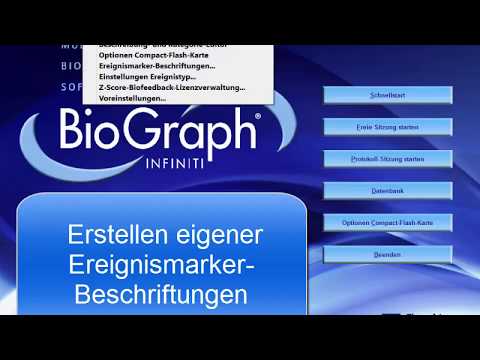 47 - Erstellen individueller Markertexte in Biograph Infiniti
