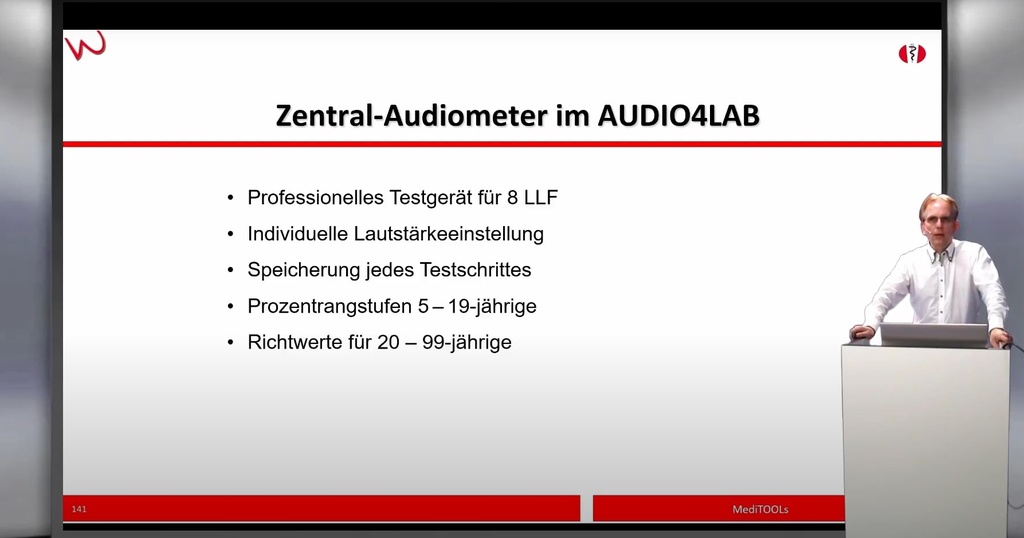 Zentral-Audiometer im AUDIO4LAB