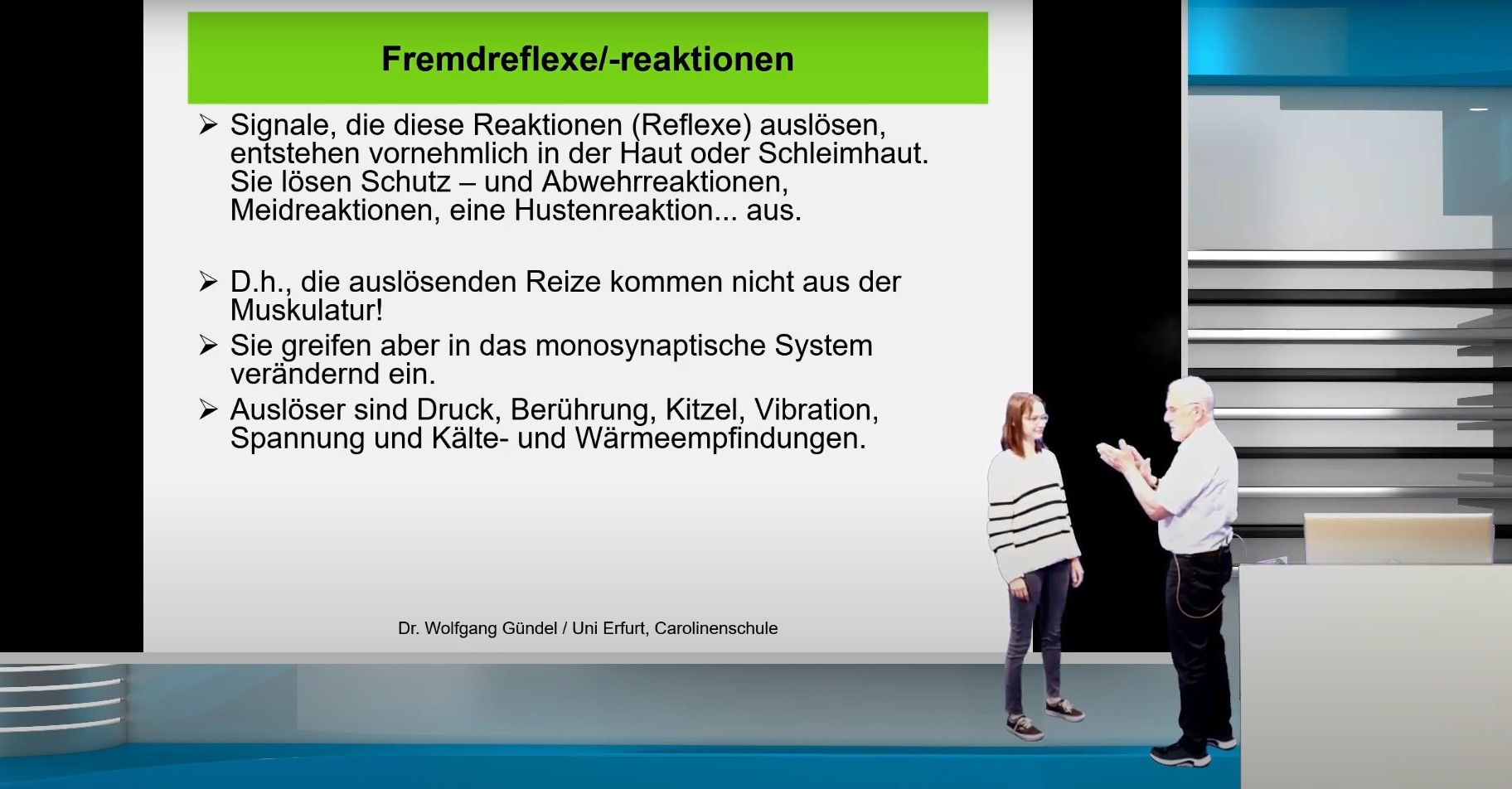 Fremdreflexe und Fremdreaktionen